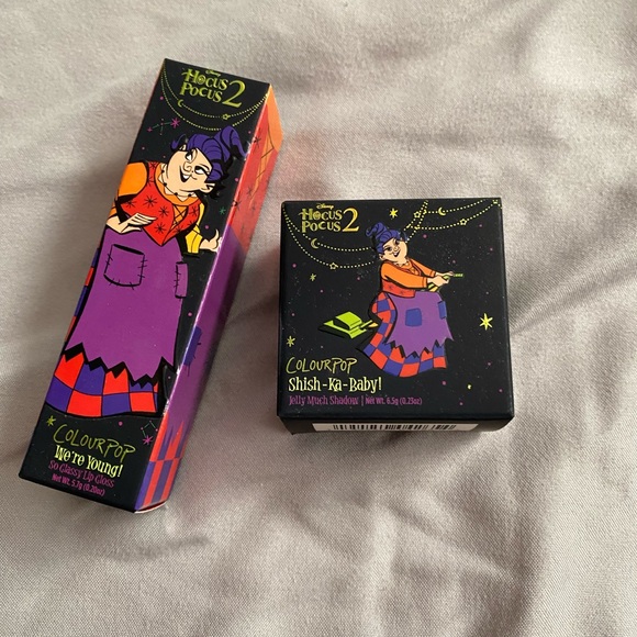 BNIB Colourpop lip gloss and jelly eyeshadow bundle